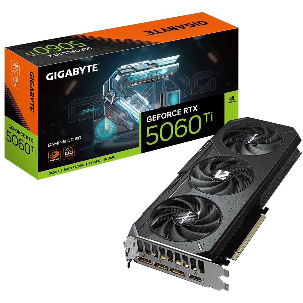 Powerful gaming graphics card with cooling